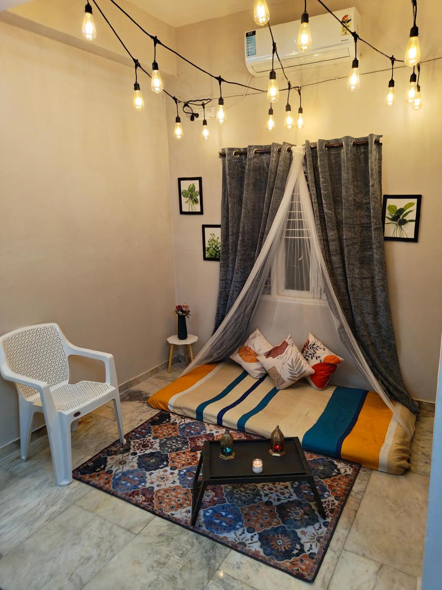 The Hidden Gem - Fully Furnished, Private 1Bhk With Canopy & Cafe Lights Hyderabad Exterior photo