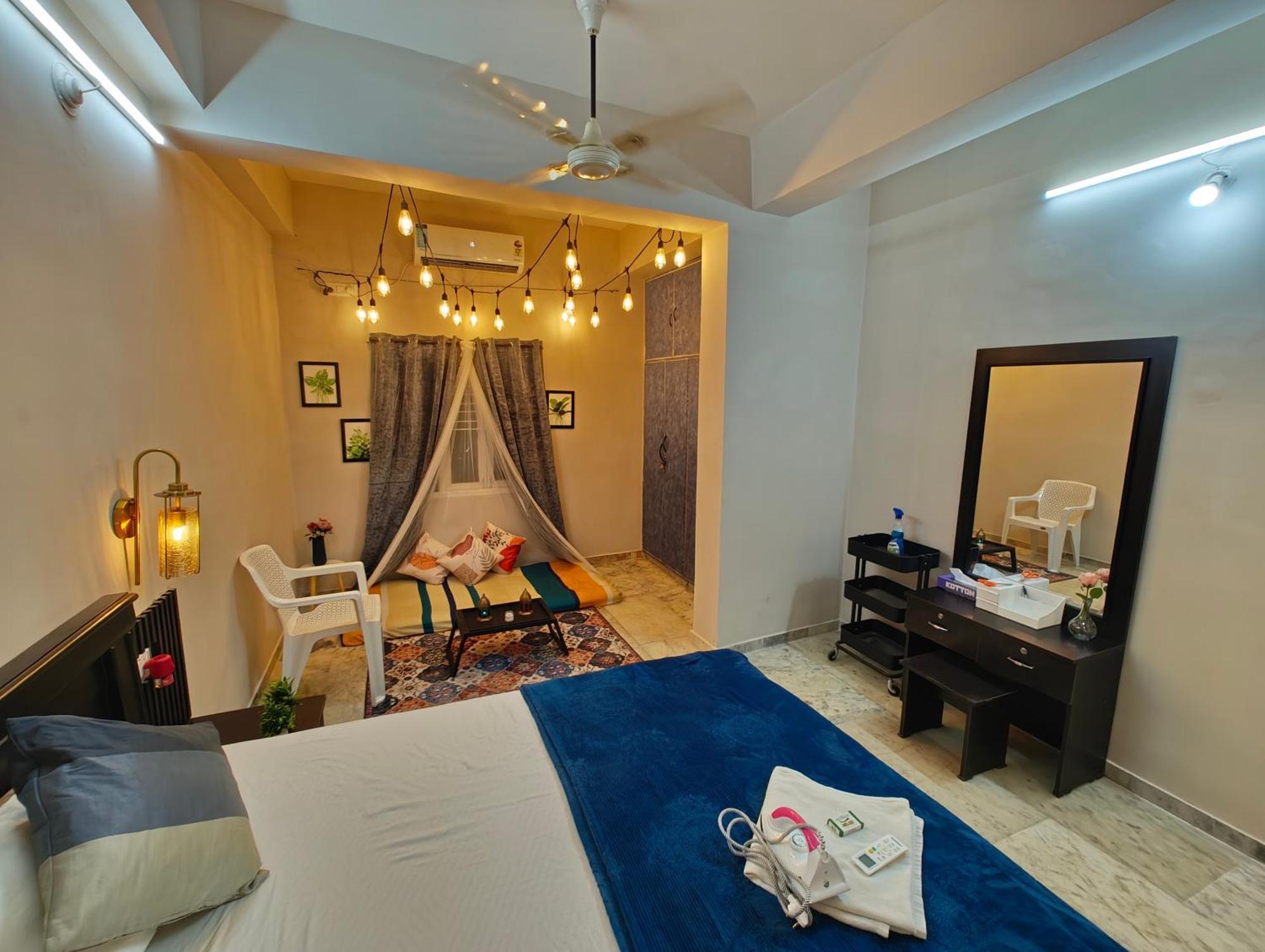 The Hidden Gem - Fully Furnished, Private 1Bhk With Canopy & Cafe Lights Hyderabad Exterior photo
