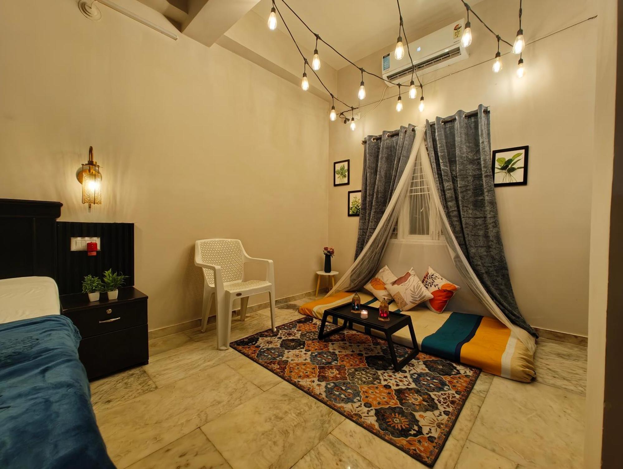 The Hidden Gem - Fully Furnished, Private 1Bhk With Canopy & Cafe Lights Hyderabad Exterior photo